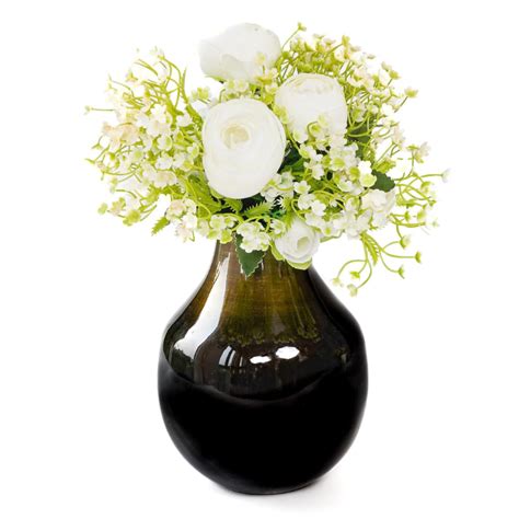 Buy Behoma Metal Flower Vase for Home Decor Living Room Kitchen Office ...