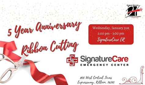 SignatureCare ER 5 Year Anniversary Ribbon Cutting, SignatureCare ...