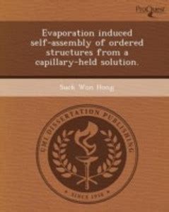 Evaporation Induced Self-Assembly of Ordered Structures from a ...