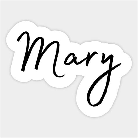 Download free vector of mary female name lettering vector font by ...