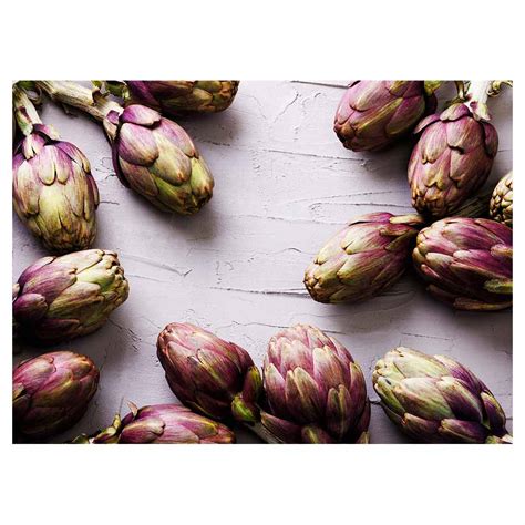 ARTICHOKE DARK PURPLE ON GREY KITCHEN TOWEL - Wildlings Crystal ...
