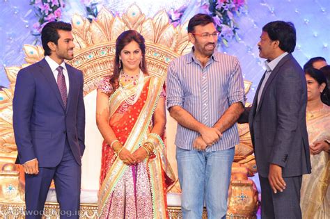 Ram Charan Wedding Reception Photos, Ram charan Upasana Marriage Reception