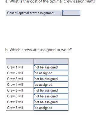 Image result for Crew Assignment Problem