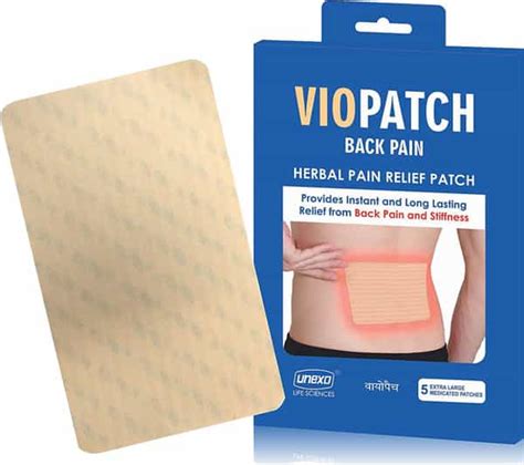 Buy VIOPATCH HERBAL BACK PAIN PATCH PACKET OF 5 'S Online & Get Upto 60 ...
