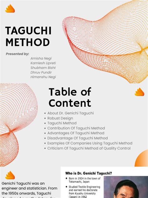 Taguchi Method Examples 的图像结果