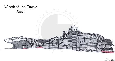 Titanic Shipwreck Stern