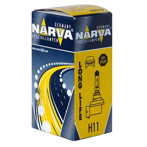 автолампа NARVA 48078 LL H11 LONG LIFE 55W 12v PGJ19-2 – Auto-Kiev