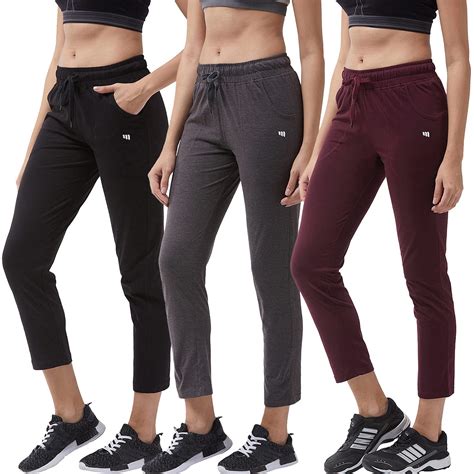 Buy Modeve ® Women's Cotton Track Pants for Summer, Pack of 3 (X-Large ...