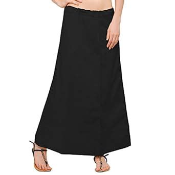Buy Ziya Black Pure Cotton Petticoat at Amazon.in
