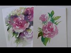 come dipingere fiori acquerello lezione n 33 come dipingere una rosa con la come dipingere fiori acquerello lezione n 33 come dipingere una rosa con la