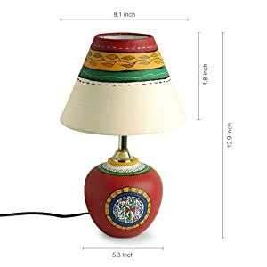 Buy ExclusiveLane 'Warli Handpainted Matki' Home Decorative Terracotta ...