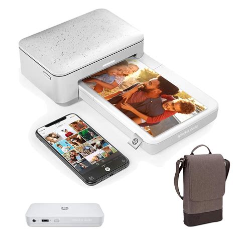 HP Sprocket Studio Go Bundle – Photo Printer with Power Bank Portable ...