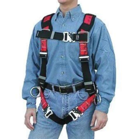 Buy MSA 10041591 Full Body Vest Style Harness - Red Online at Lowest ...
