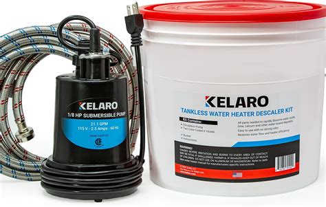 DrainX Tankless Water Heater Descaling Flush Kit - Amazon.com