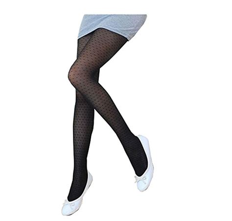 Buy SACAS Sexy Black Polka Dot Sheer T-Shaped Tights Pantyhouse XS ~ M ...