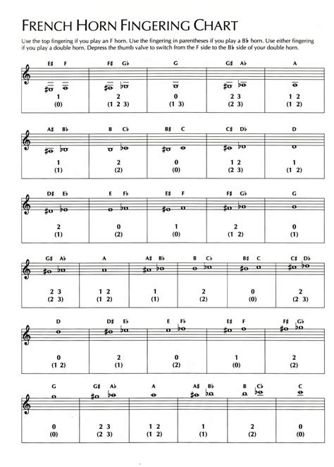 Mellophone Fingering Chart: The Ultimate Guide (with Free Printable Charts)