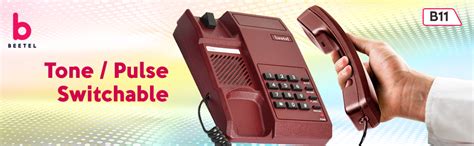 Beetel B11 Corded Landline Phone, Ringer Volume Control, LED for Ring ...