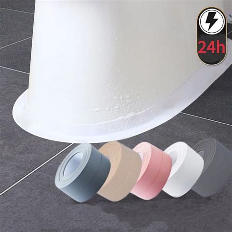 Shower-Bath-Sealing-Tapes-PVC-Waterproof-Wall-Stickers-Self-Adhesive ...