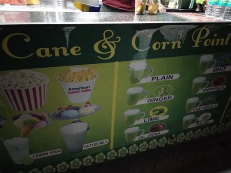 Menu at Cane & Corn Point, Bengaluru