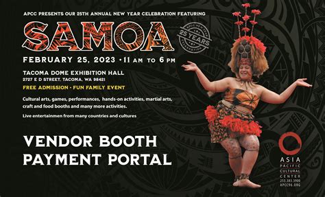 25th APCC New Year Celebration Vendor Booth Application by Asia Pacific ...