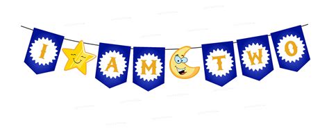PSI Twinkle Twinkle Little Star Boy Theme Age Hanging | Birthday Party ...