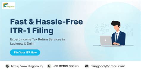 ITR-1 Filing in Lucknow & Delhi – Complete Income Tax Return Guide by ...