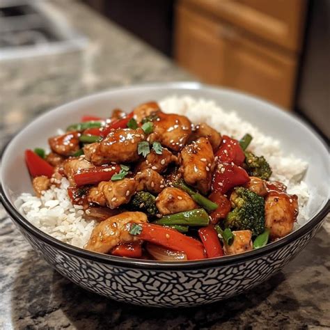 Spicy Teriyaki Chicken Stir-Fry with Jasmine Rice - TheirSearches