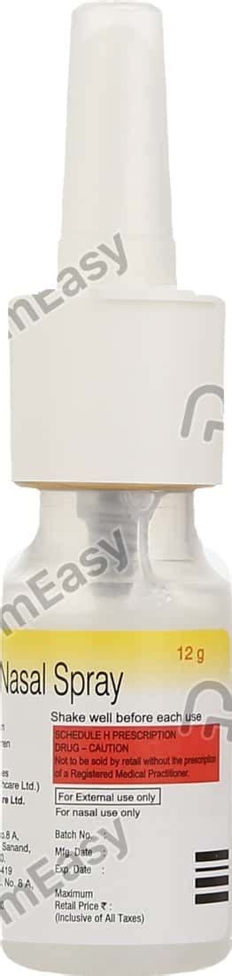 Metatop 50 MCG Nasal Spray (120): Uses, Side Effects, Price & Dosage ...