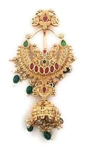 gold color finish jada billa for women and girls(pack of 1) with ...