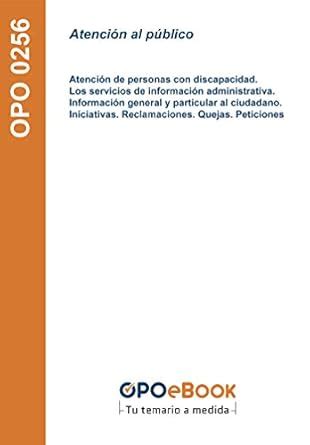 Atención al público: Atención de personas con discapacidad. Los ...
