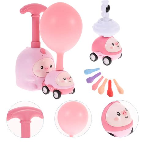 Balloon Toy Car Launcher Power Air Science Educational Aerodynamic Toys Zoom Vehicle Preschool ...