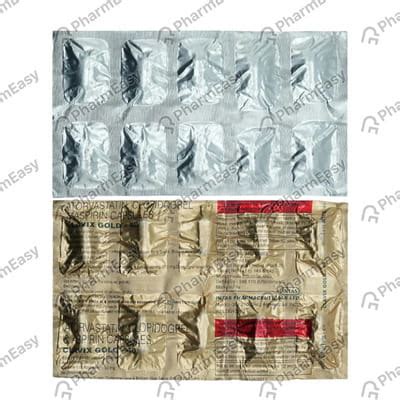 Clavix Gold 40mg Strip Of 10 Capsules: Uses, Side Effects, Price ...