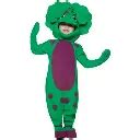 Barney Bop Green Dinosaur Costume Rental – for Kids & Adults