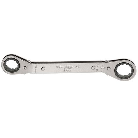 Reversible Ratcheting Box Wrench, 3/4" x 7/8" - Hi-Line Inc.