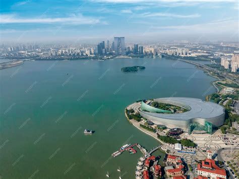 Premium Photo | Aerial photography of modern architectural landscape of ...