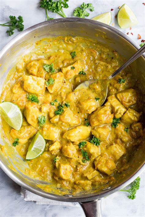 Keto Thai Chicken Curry with Coconut Milk