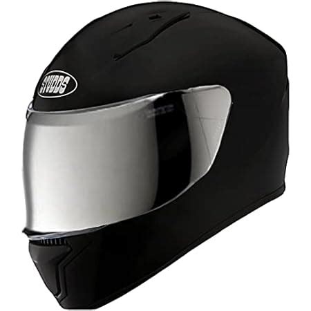 Studds Thunder Helmet with Mirror Visor (Black, L) : Amazon.in: Car ...