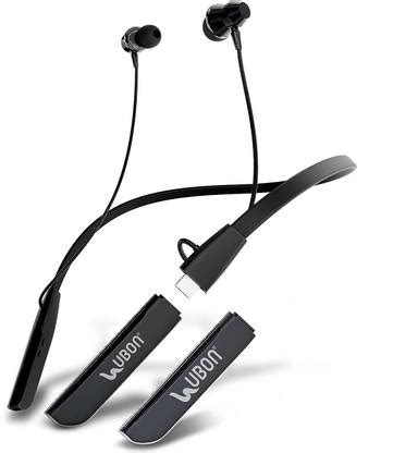 Ubon CL-35 Wireless Neckband | Extra Detachable Battery Magnetic ON/OFF ...