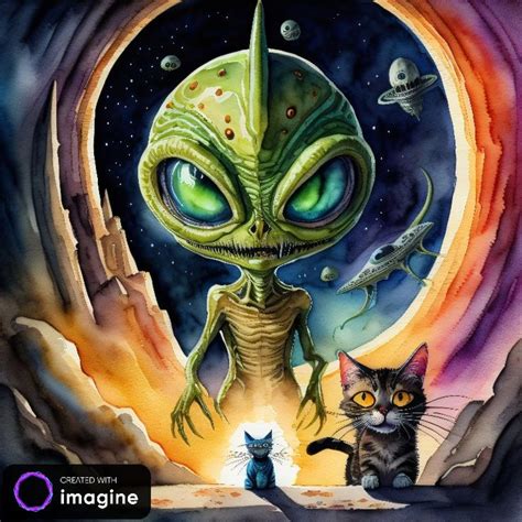 Image result for Alien Scene Cat