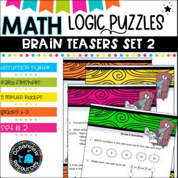 Image result for Math Logic Brain Teasers