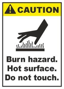 rangvishwa Burn Hazard. Hot Surface. Do Not Touch Emergency Sign Price ...