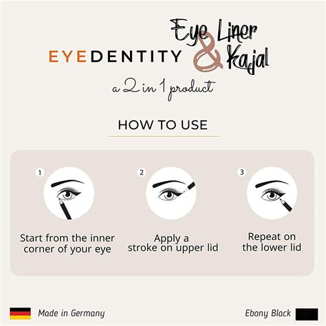 Color FX Eyedentity Ebony Black Kajal and Eyeliner 153, 1 Count Price ...