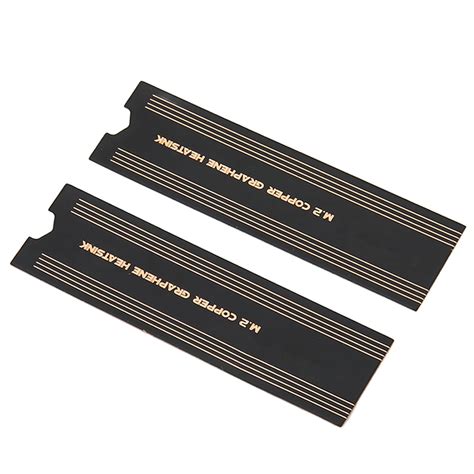 M.2 SSD Graphene Heatsink, 2PCs NVMe Internal Gaming SSD Solid State ...