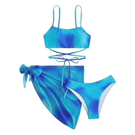 Celivon Womens Swimsuit Cover Up Swim Summer Beach Bikini Set Top ...