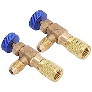 NEE Refrigerant Valve, 1/4SAE Thread Refrigerant Control Valve for air ...