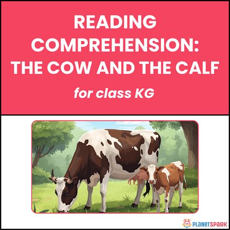 Class KG Short Stories: The Cow and the Calf | PlanetSpark