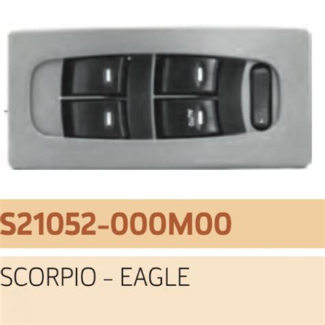 UNO MINDA S21052 Power Window Switch Driver Side(4) With Auto & Window ...