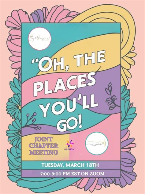 🌟 Lightkeepers and Destiny’s Journey Chapters Present “Oh, the Places You’ll Go!" 🌟 - Family of ...