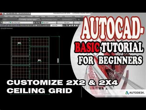 AutoCAD Adding Ceiling Grid 2021 的图像结果