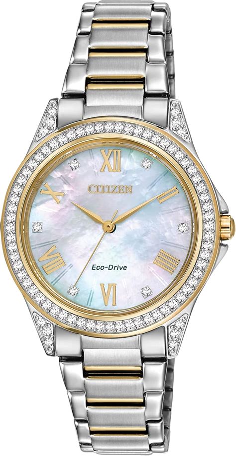 Citizen Eco-Drive Stainless Steel Womens Watch with India | Ubuy